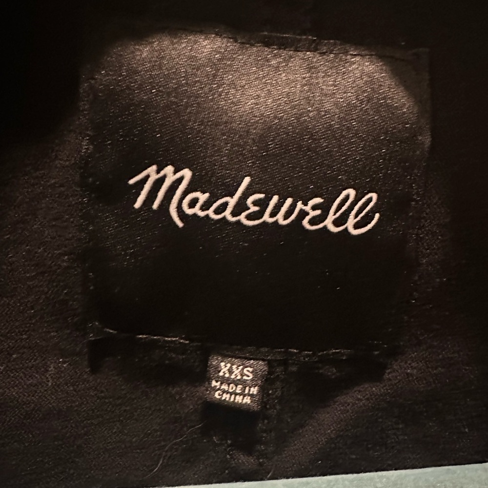 Madewell Women's Utility Jacket‎ in Black - Picture 2 of 5